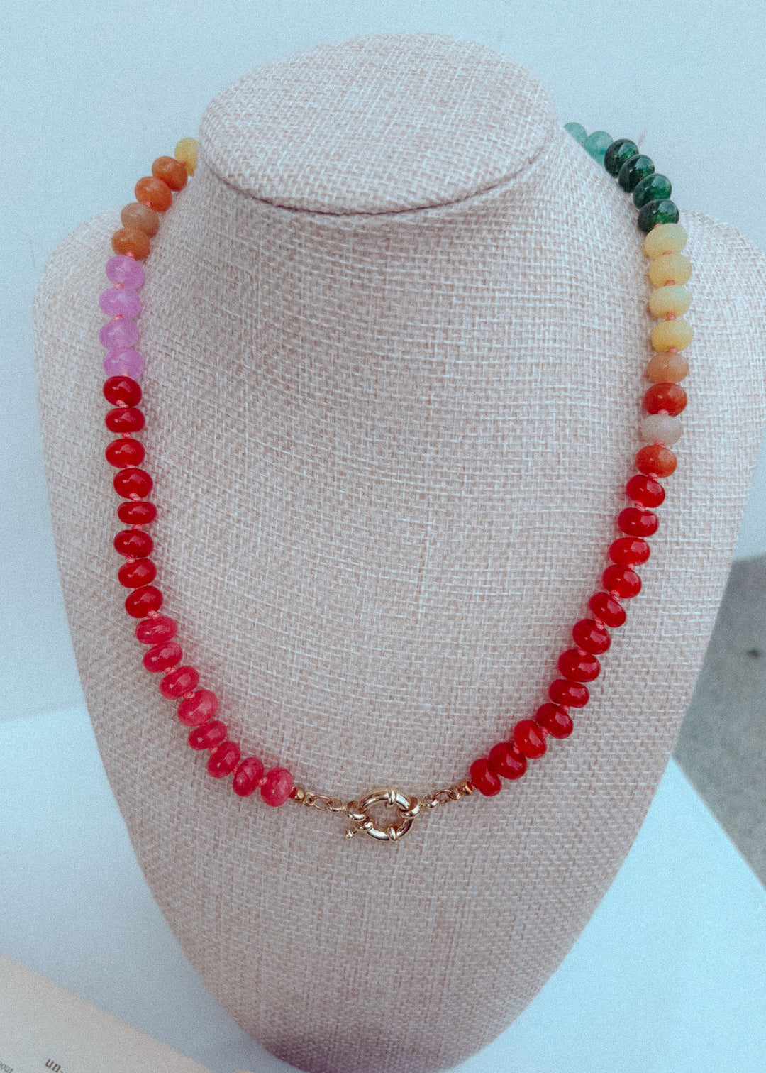 Autumn Spring Ring Necklace
