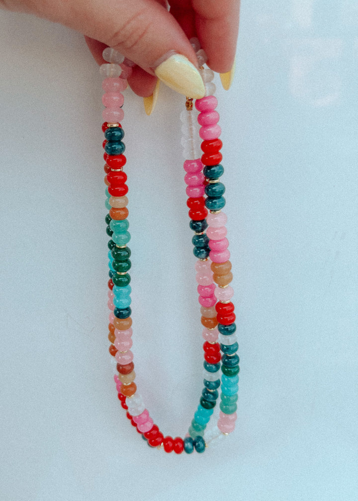 Abacus Berry Beaded Necklace