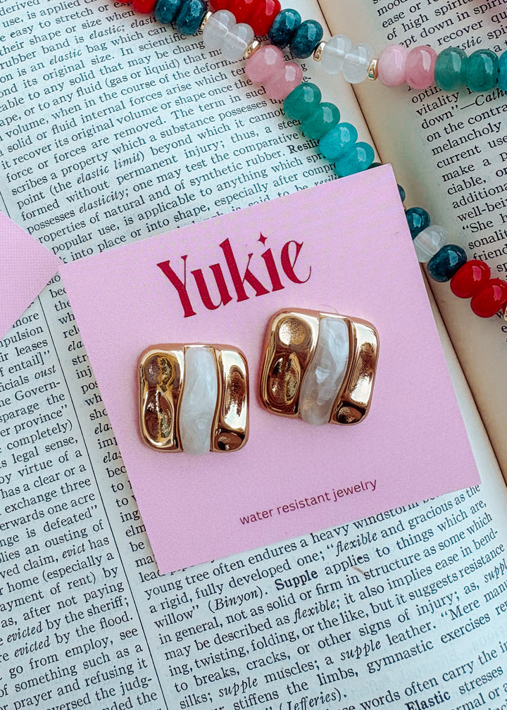 Judy's Gems Square Earring