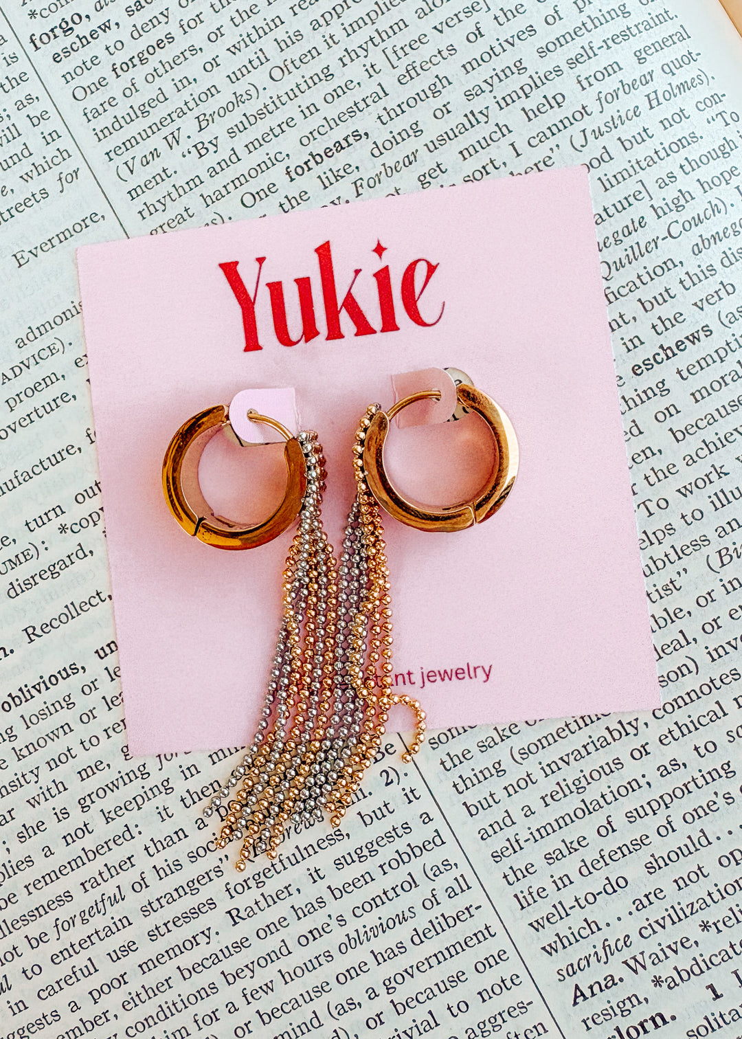 Undecided Two Tone Earring