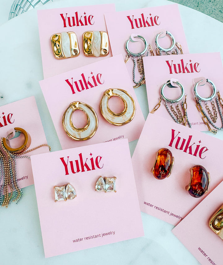 Two Stone Stud Earring