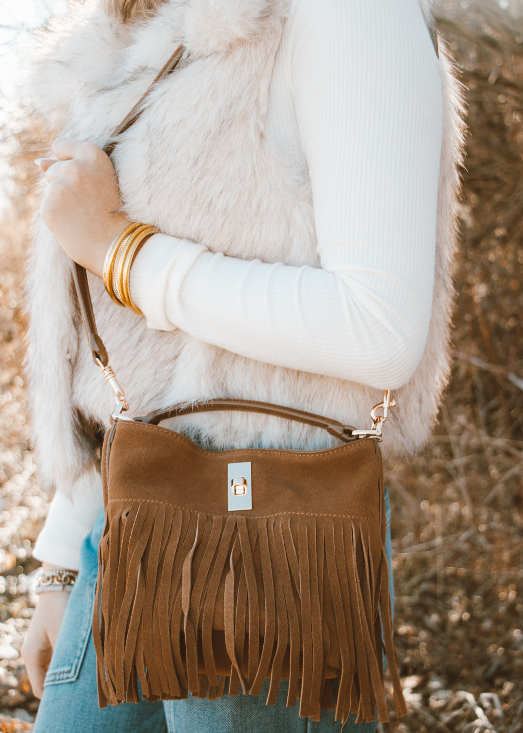 Faith Fringe Crossbody Bag