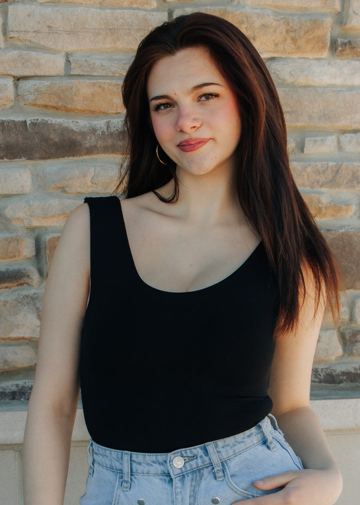 The Essential Black Bodysuit