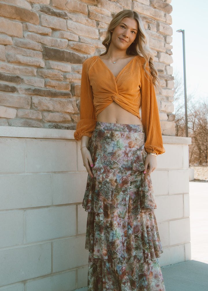 Full Blossom Maxi Skirt