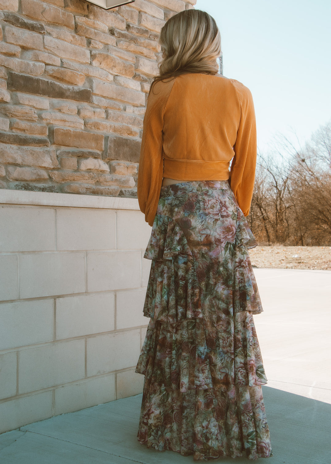 Full Blossom Maxi Skirt
