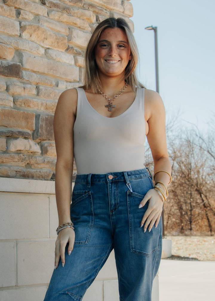 The Essential Beige Bodysuit