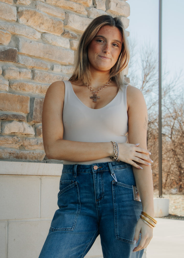 The Essential Beige Bodysuit