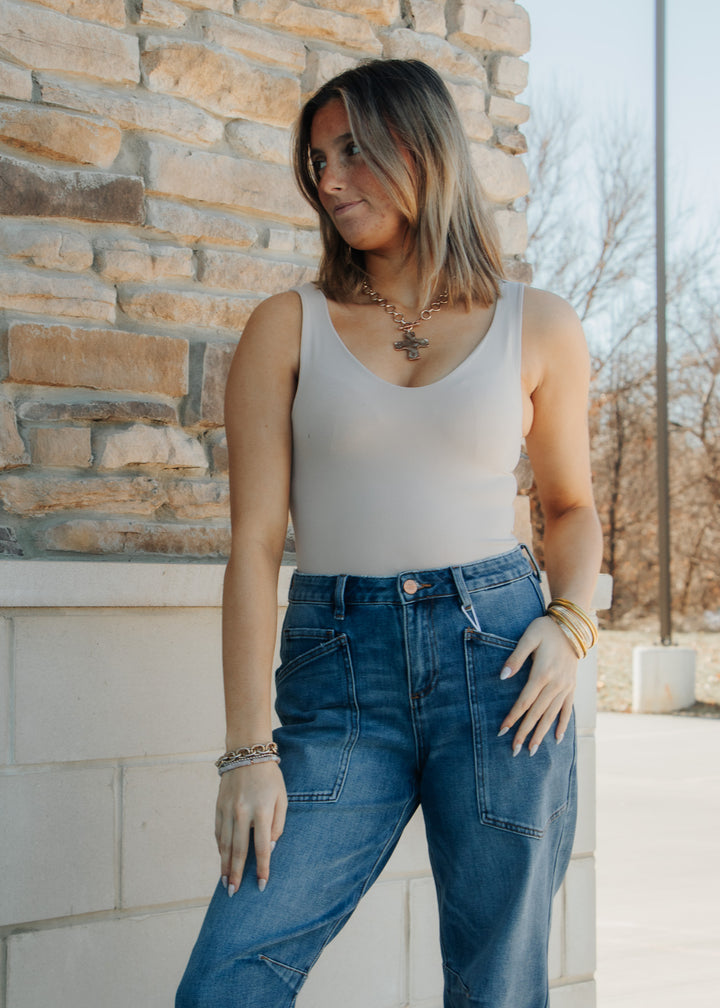 The Essential Beige Bodysuit
