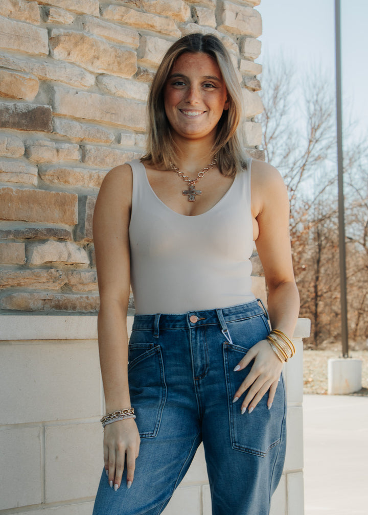 The Essential Beige Bodysuit