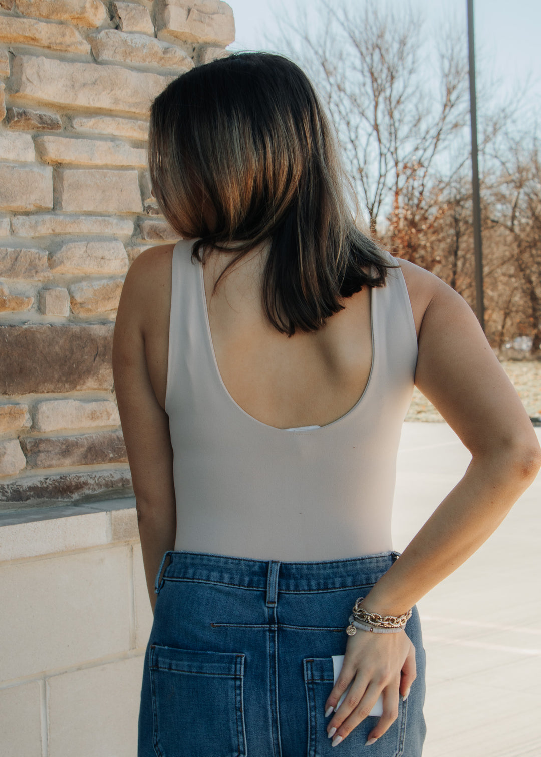 The Essential Beige Bodysuit