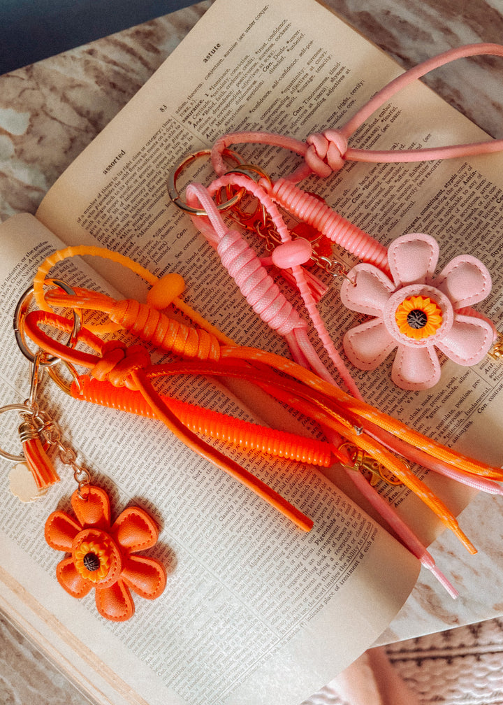 Flower Power Bag Charm