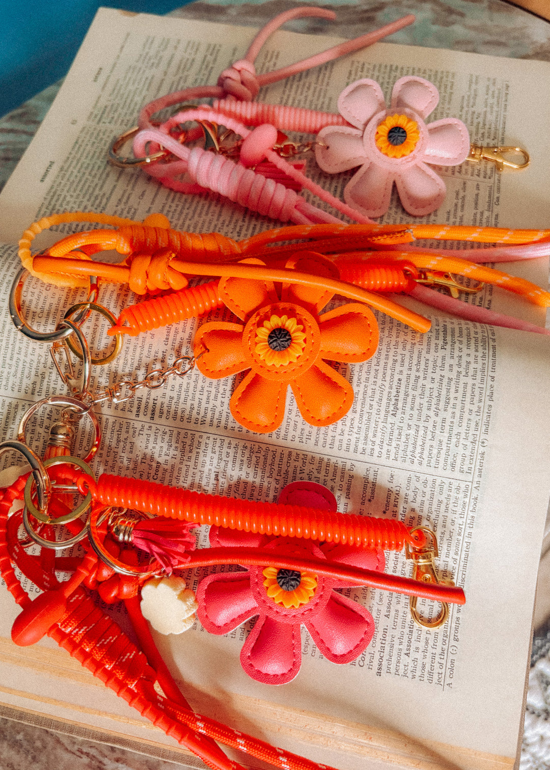 Flower Power Bag Charm