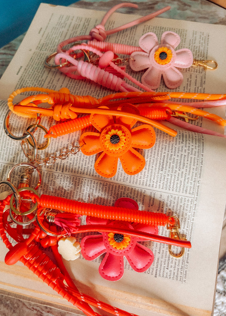 Flower Power Bag Charm