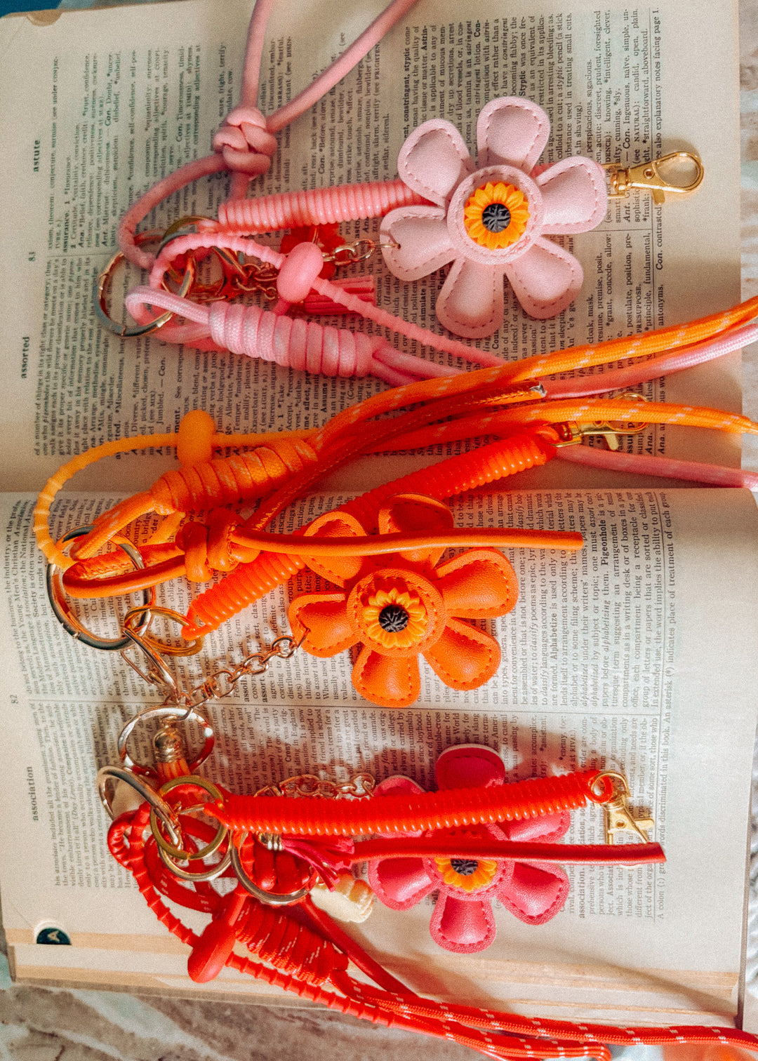 Flower Power Bag Charm