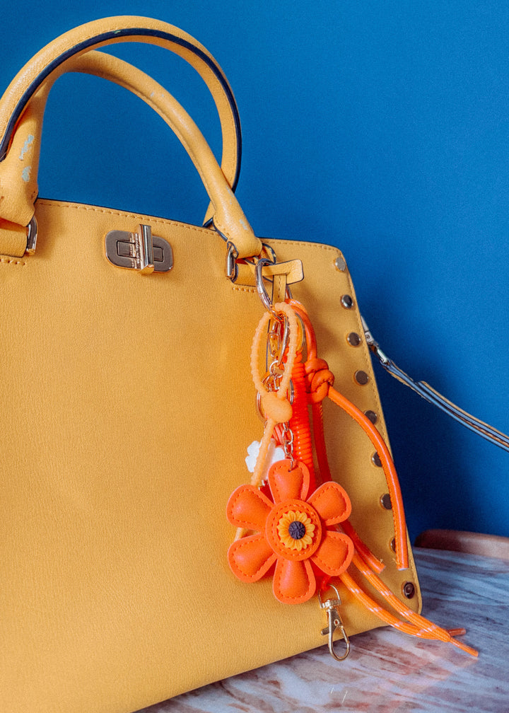 Flower Power Bag Charm