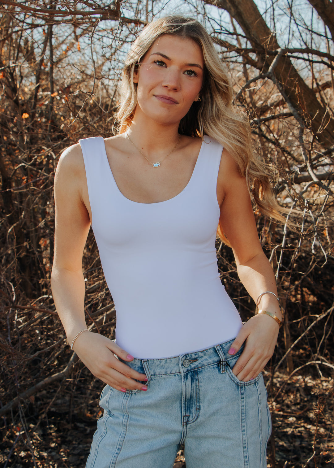 white bodysut