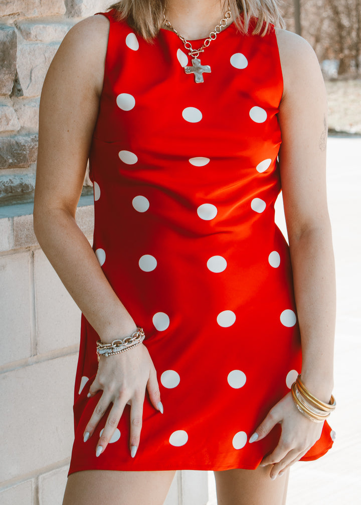Cherry Polka Dot Dress