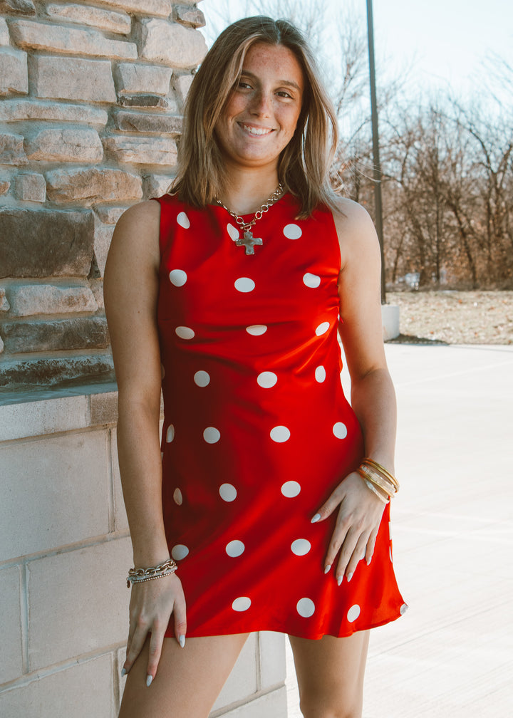 Cherry Polka Dot Dress