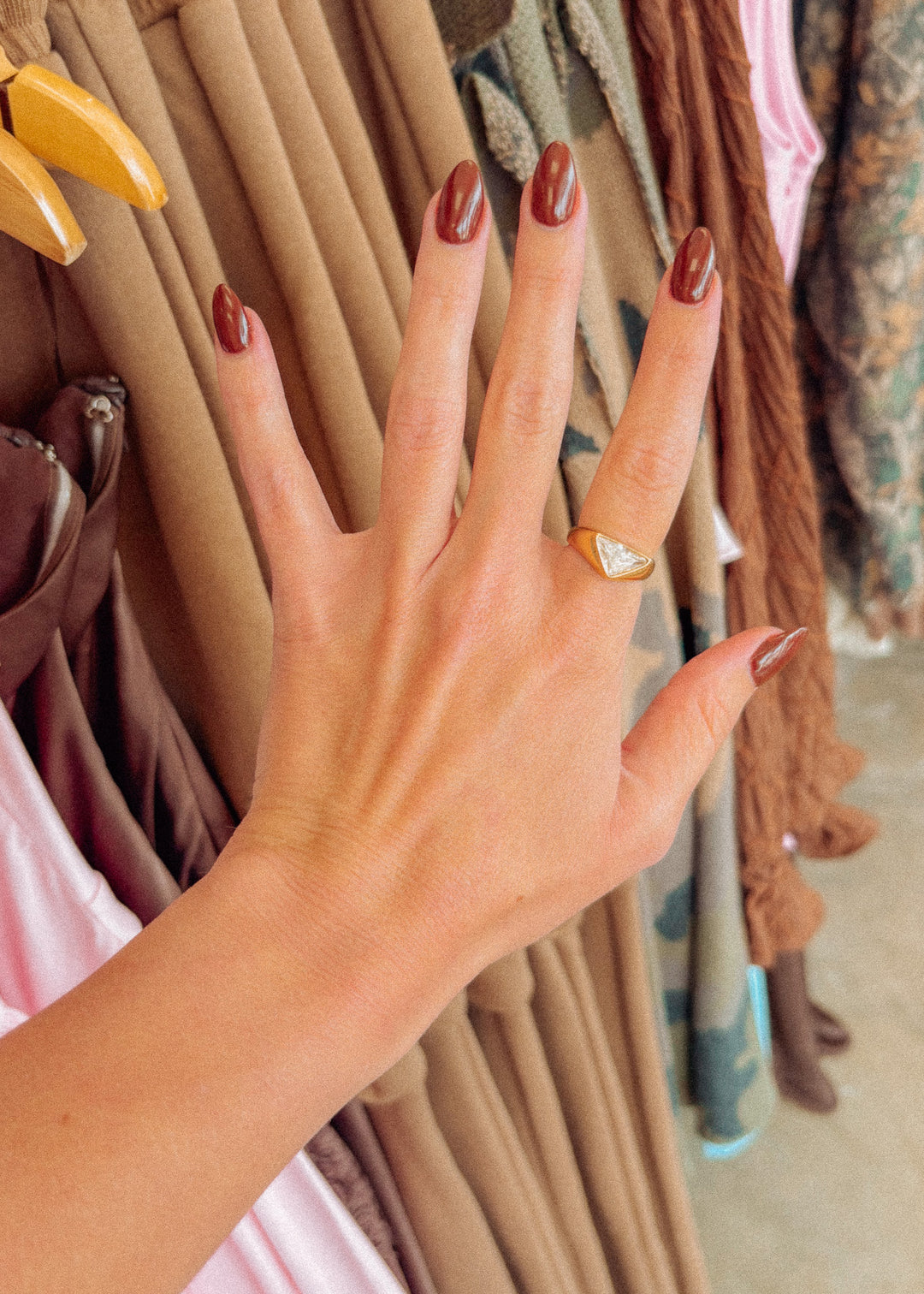 Triangle Gold Ring