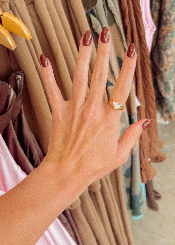 Triangle Gold Ring