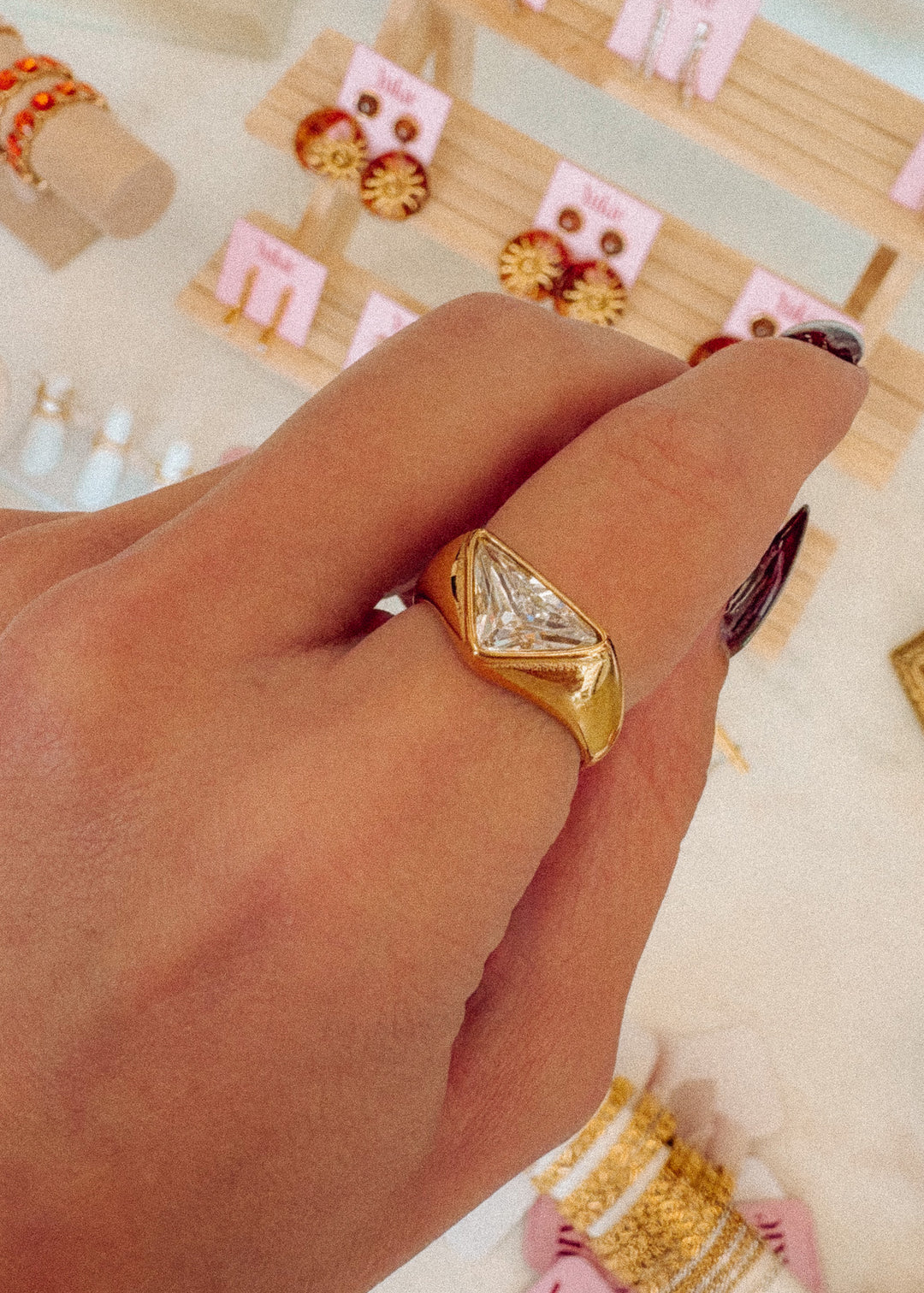 Triangle Gold Ring