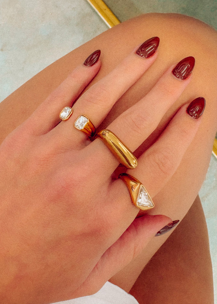 Triangle Gold Ring