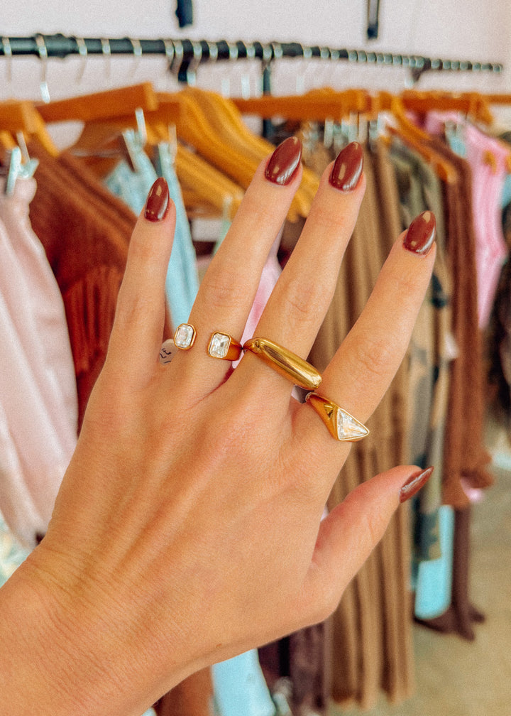 Triangle Gold Ring