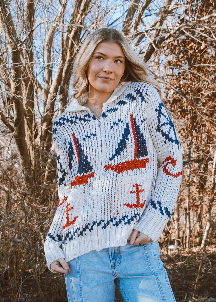 Seaside Sweater Zip-up