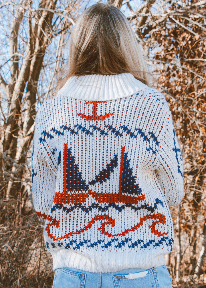 Seaside Sweater Zip-up