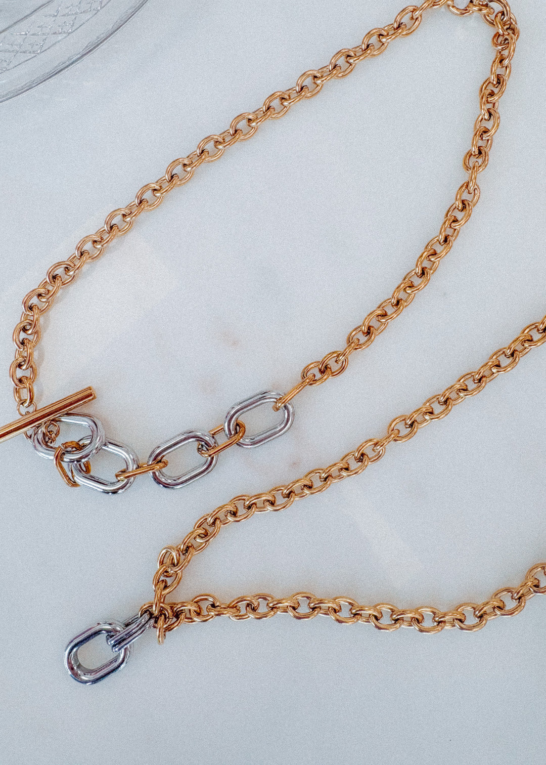 Wesley Two Tone Necklace