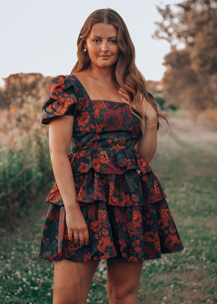 Nightshade Tiered Floral Dress