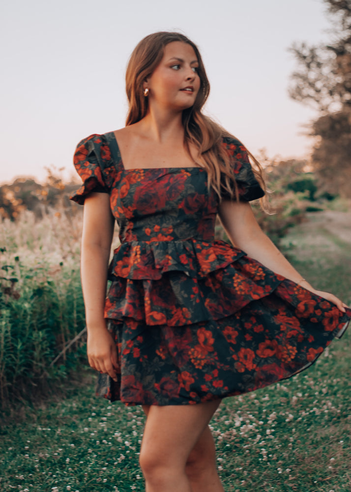 Nightshade Tiered Floral Dress