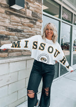 Mizzou Cropped Crewneck