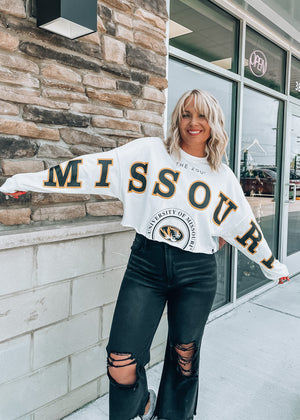 Mizzou Cropped Crewneck