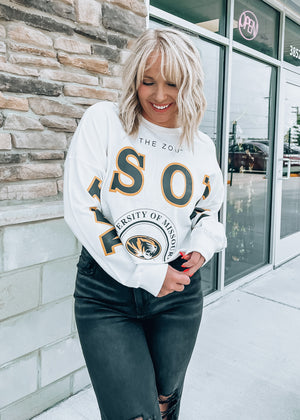 Mizzou Cropped Crewneck