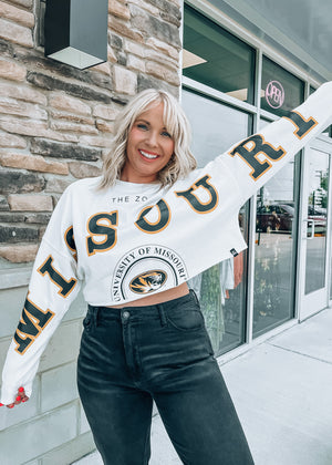 Mizzou Cropped Crewneck