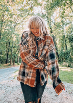 Autumn Cutie Black Flannel Jacket