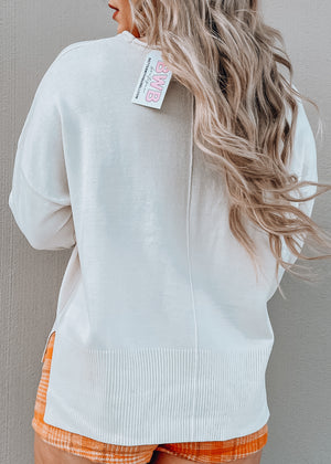 Home on the Range Cream Sweater