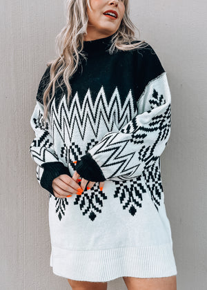 Take Me to Aspen Sweater Dress