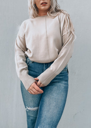 Home on the Range Taupe Sweater