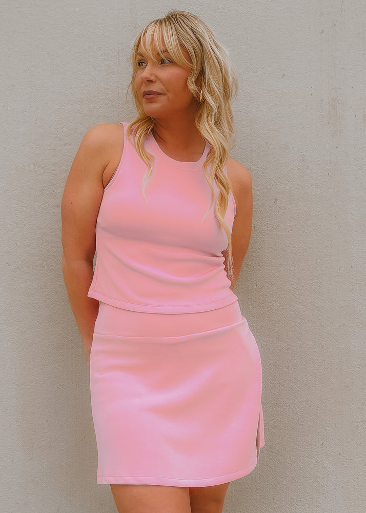 Candy Pink Sleeveless Top