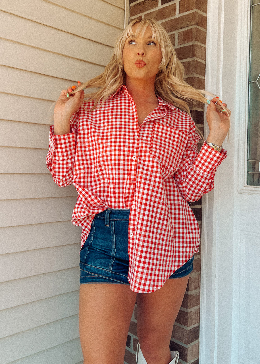 Portside Picnic Oversized Shirt