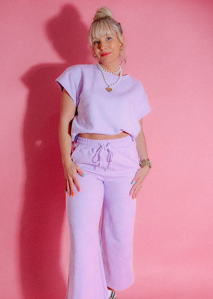 Jet Setter Lavender Top