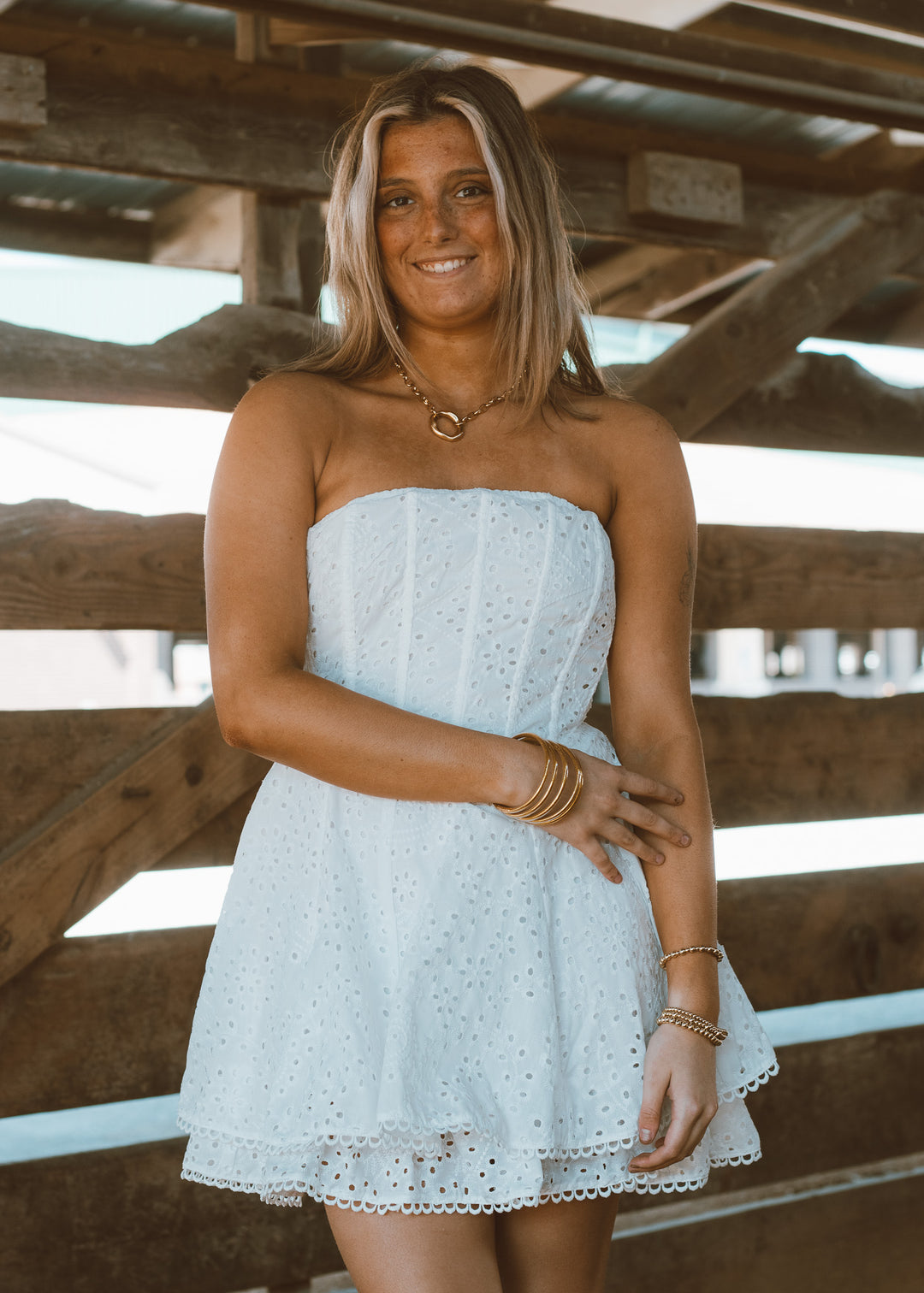 strapless graduation dress 