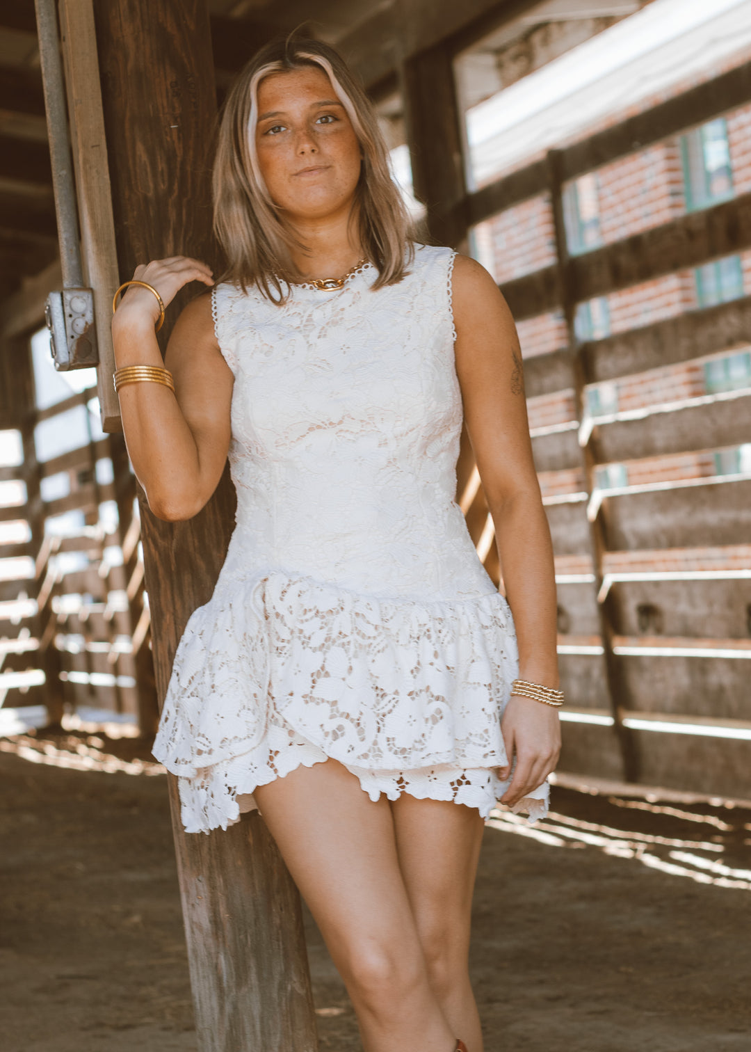 lace mini dress 