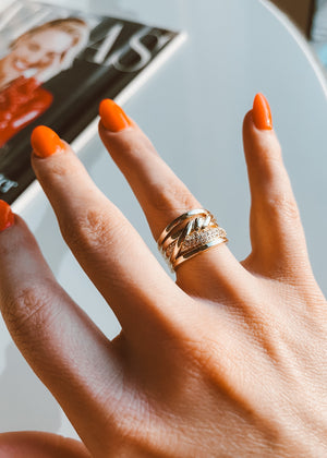 chunky gold rings 