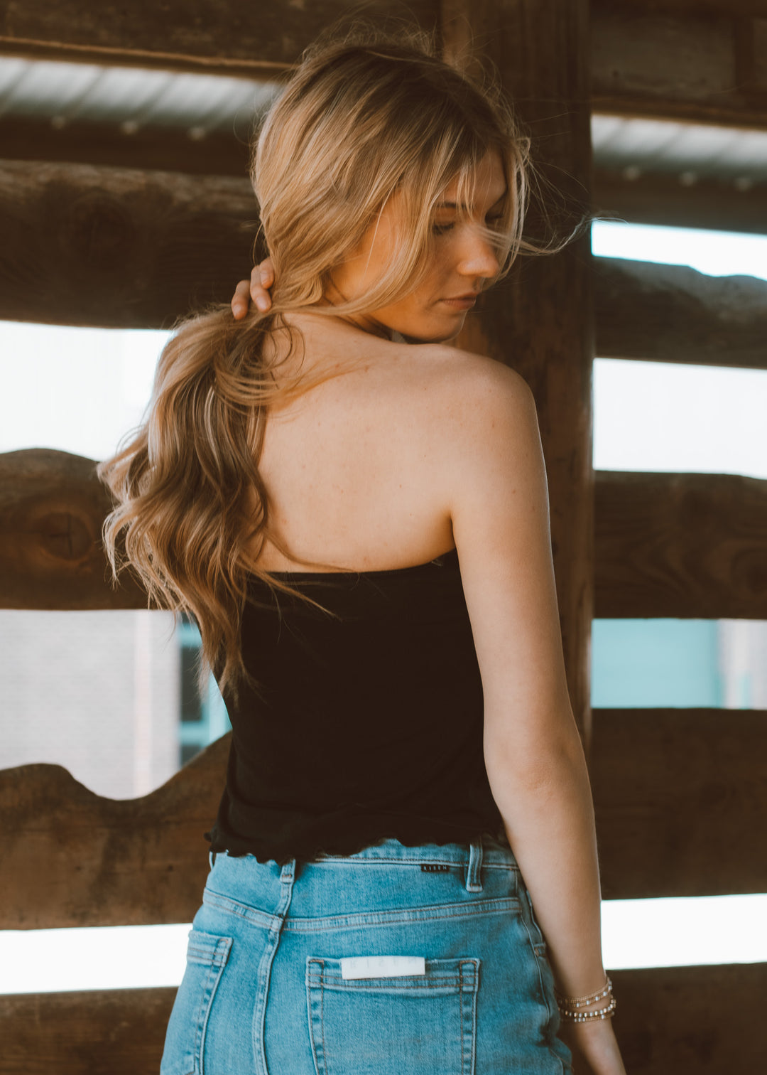 black summer tank 