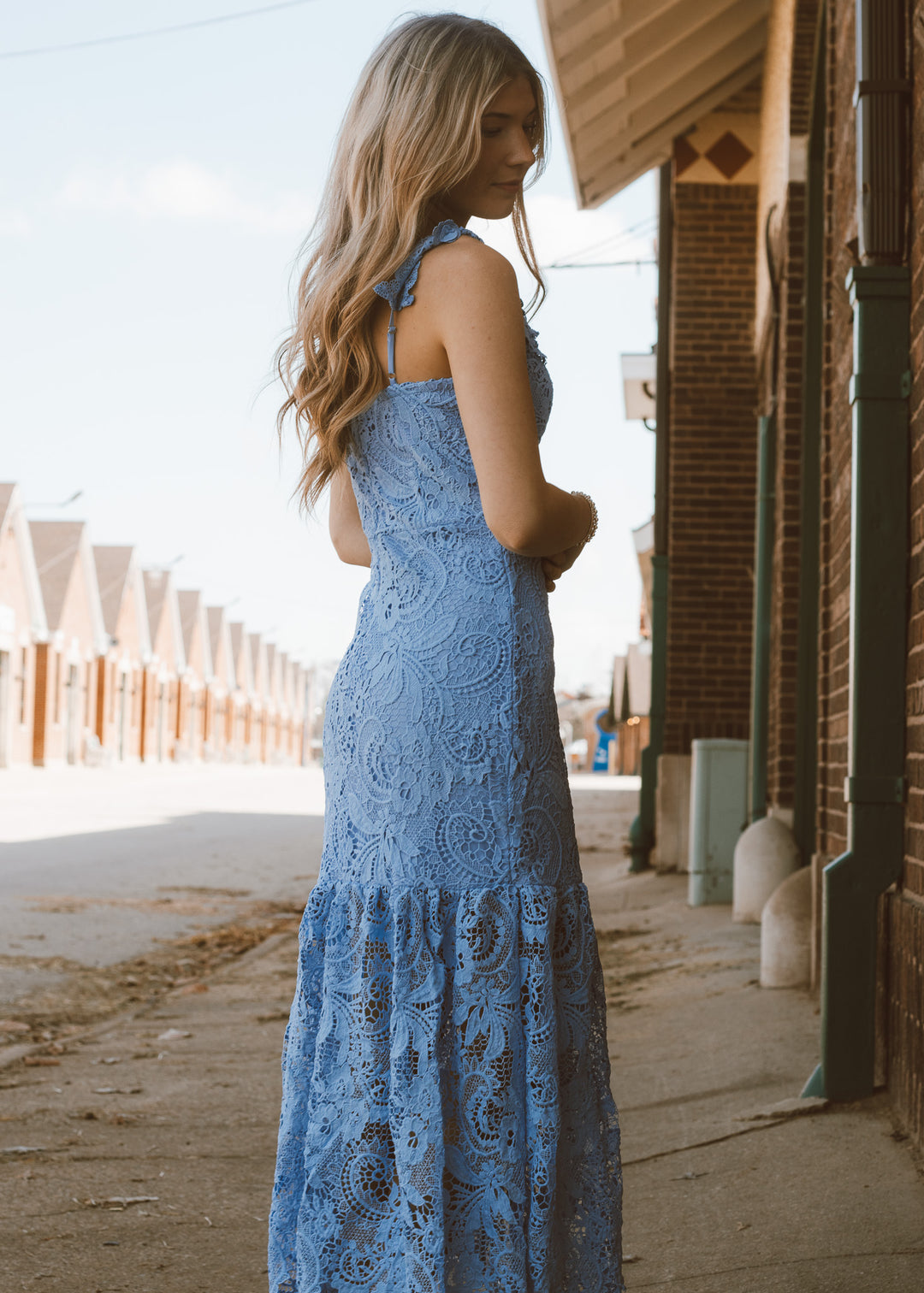 lace maxi dress