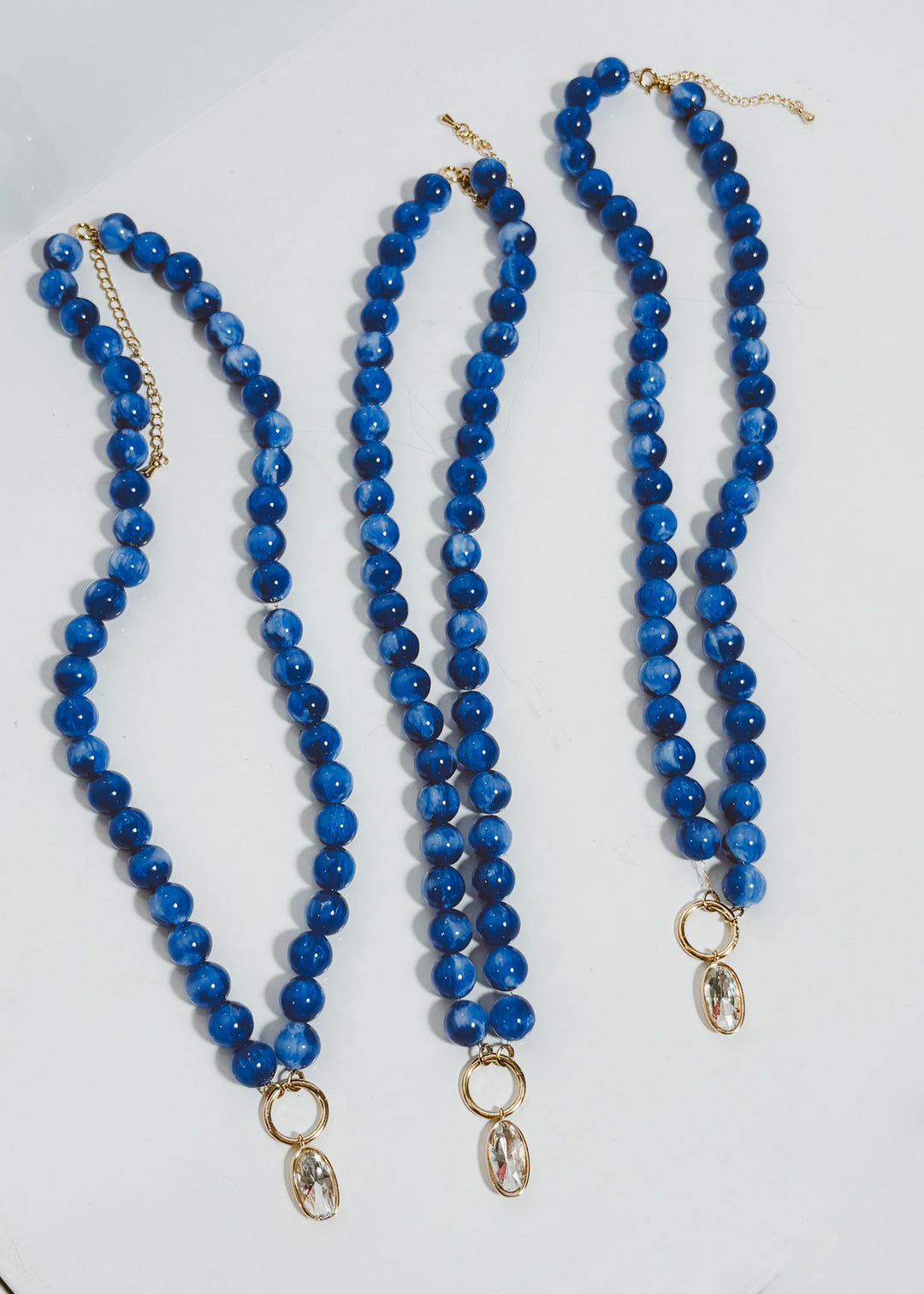 Bella Beaded Teardrop Necklace