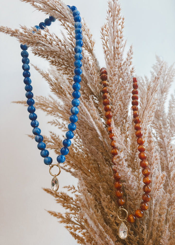 Bella Beaded Teardrop Necklace